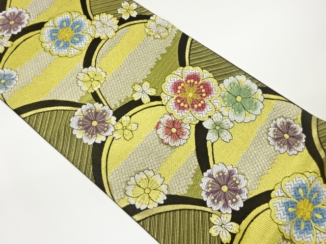JAPANESE FUKURO OBI / WOVEN SAKURA